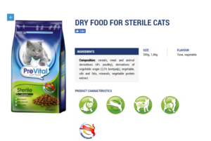 food for sterile cats